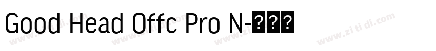 Good Head Offc Pro N字体转换